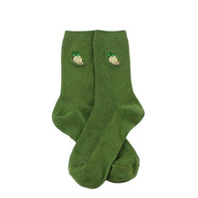 Load image into Gallery viewer, eTya 1 Pair 2019 Korean Kawaii Fruit  Embroidery Cute Sock For Women Lady Girl Cotton Winter Autumn Short Socks Sox